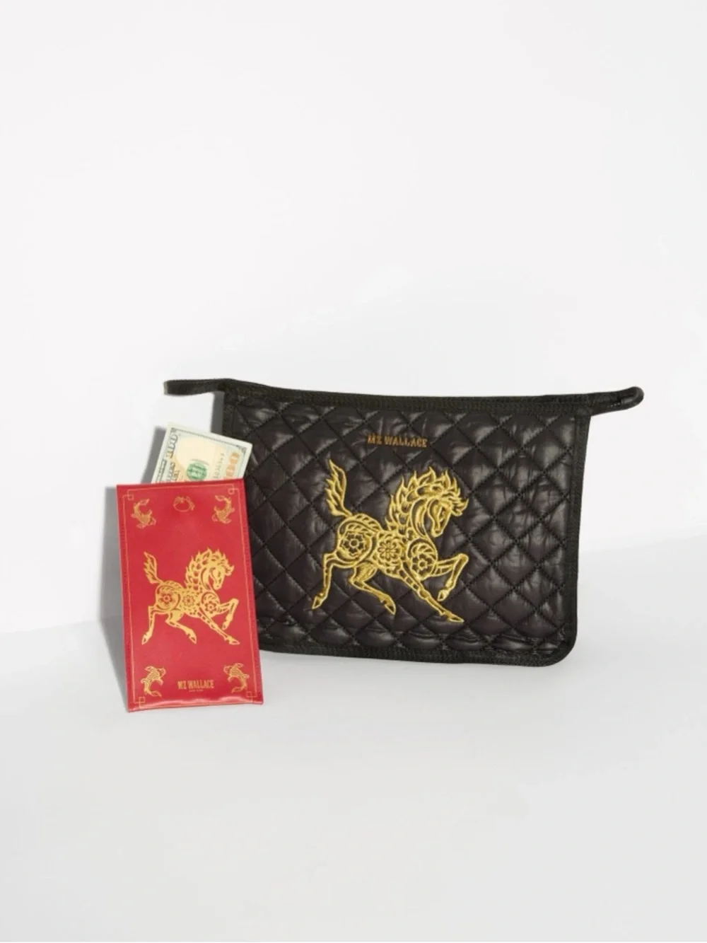 MZ Wallace Red Leather Lunar New Year Money Envelope Year of the Horse - Picture 7 of 7